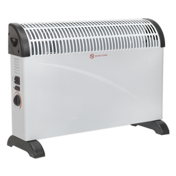 Sealey CD2005T Convector Heater with 3 Heat Settings Thermostat & Turbo Fan 2000W