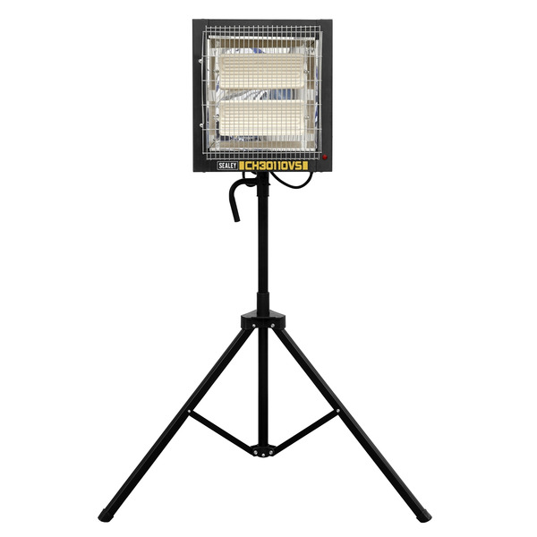 Sealey Ceramic Heater with Tripod Stand 1.2/2.4kW, 110V