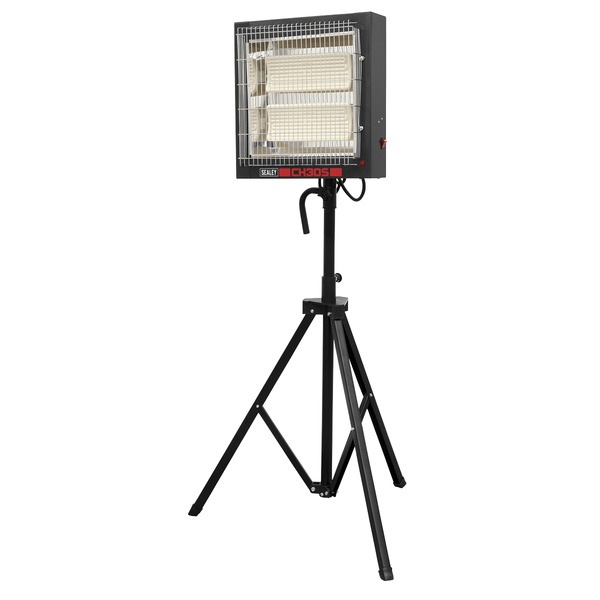 Sealey Ceramic Heater with Tripod Stand 1.4/2.8kW, 230V