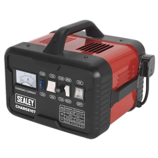 Sealey CHARGE107 12/24V Battery Charger 11A 230V