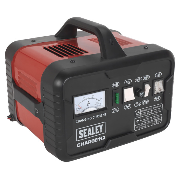 Sealey CHARGE112 12/24V Battery Charger 16A 230V