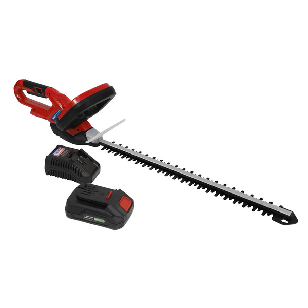 Sealey CHT20VCOMBO2 SV20 Series 52cm Cordless Hedge Trimmer 20V 2Ah with Battery & Charger