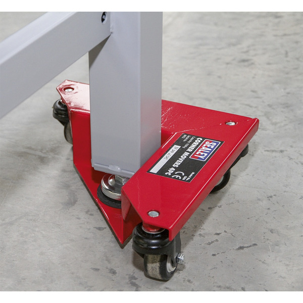 Sealey CM4 Corner Transport Dollies 150kg Capacity - Set of 4