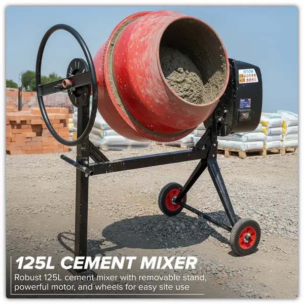 Sealey CMX125 125L Cement Mixer 550W