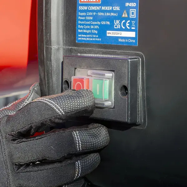 Sealey CMX125 125L Cement Mixer 550W