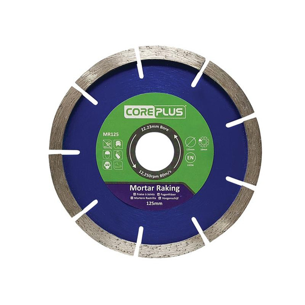 CorePlus CORDBMR125 MR125 Mortar Raking Diamond Blade 125mm