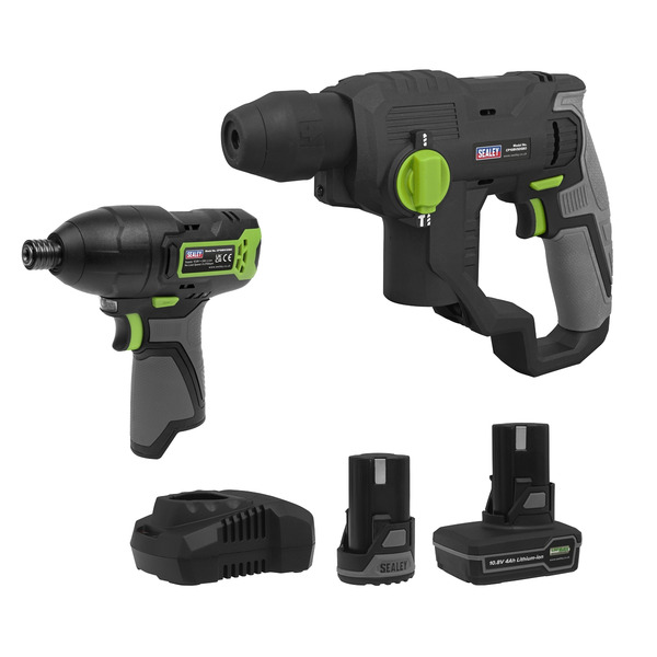 2 x SV10.8 Series Cordless Power Tool Kit 10.8V - 2 Batteries