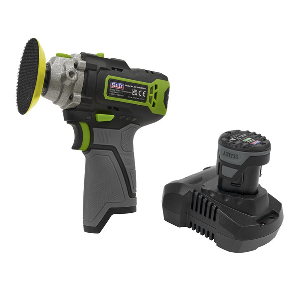 Sealey CP108VCP SV10.8 Series 75mm Cordless Polisher Kit 10.8V 2Ah