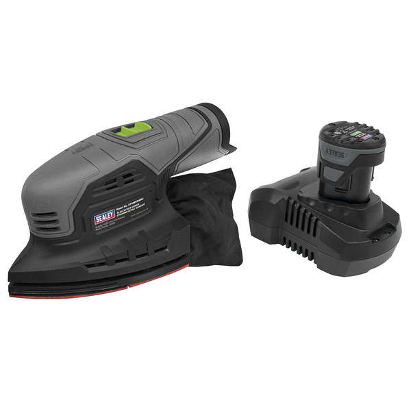 Sealey CP108VDS SV10.8 Series 150mm Cordless Detail Sander Kit 10.8V 2Ah