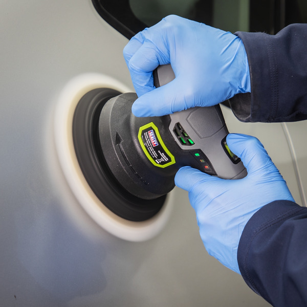 Sealey CP108VSP SV10.8 Series 150mm Cordless Dual Action Sander/Polisher Kit 10.8V 2Ah