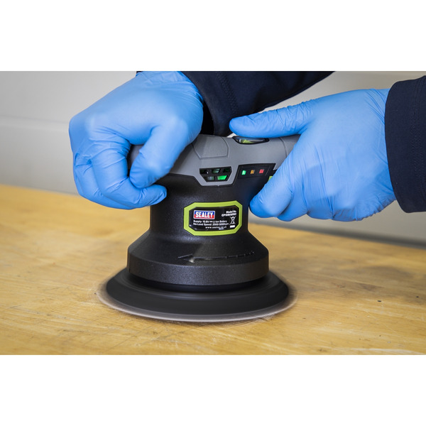 Sealey CP108VSPBO SV10.8 Series 150mm Cordless Dual Action Sander/Polisher 10.8V - Body Only