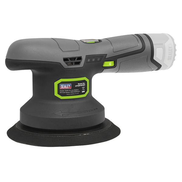 Sealey CP108VSPBO SV10.8 Series 150mm Cordless Dual Action Sander/Polisher 10.8V - Body Only