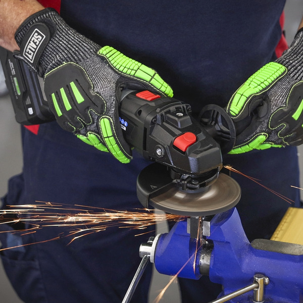 Sealey CP20VAGX Premier SV20 Series 115mm Brushless Cordless Angle Grinder 20V - Body Only