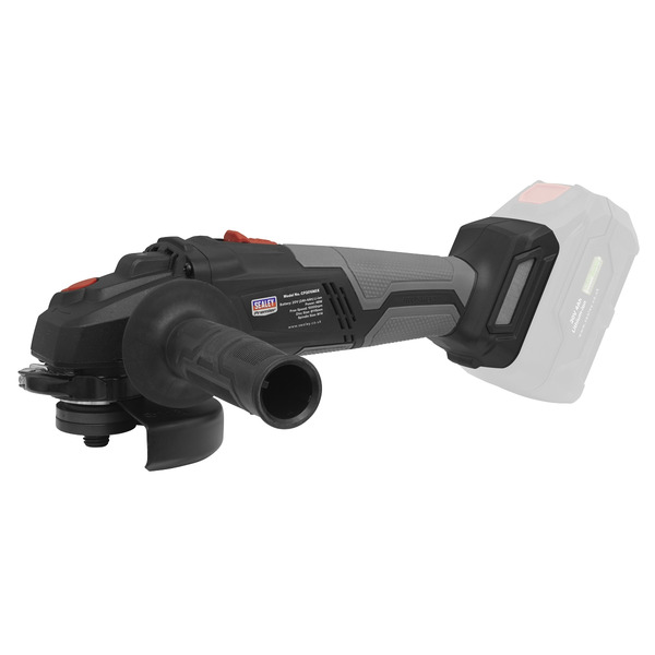 Sealey CP20VAGX Premier SV20 Series 115mm Brushless Cordless Angle Grinder 20V - Body Only