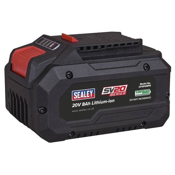Sealey CP20VBP8 SV20 Series Power Tool Battery 20V 8Ah