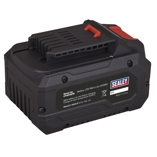 Sealey CP20VBP8 SV20 Series Power Tool Battery 20V 8Ah