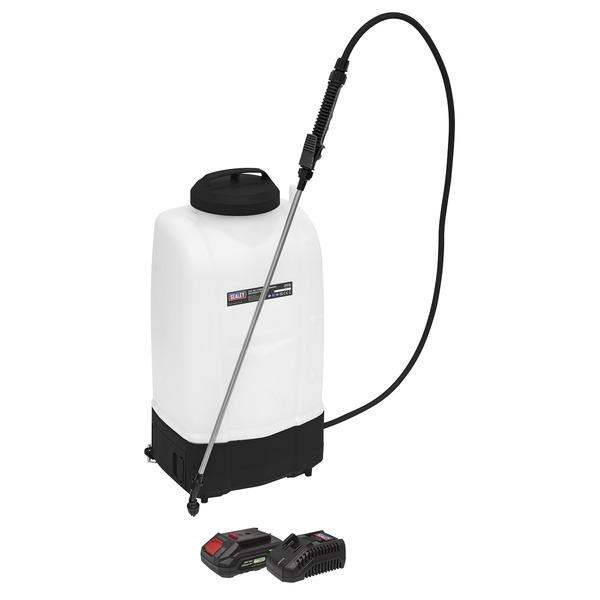 Sealey CP20VGBSKIT1 SV20 Series 15L Cordless Garden Backpack Sprayer 20V 2Ah
