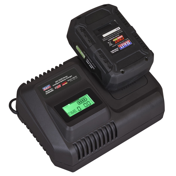 Sealey CP20VIMC Intelligent Battery Charger 20V SV20 Series Lithium-ion