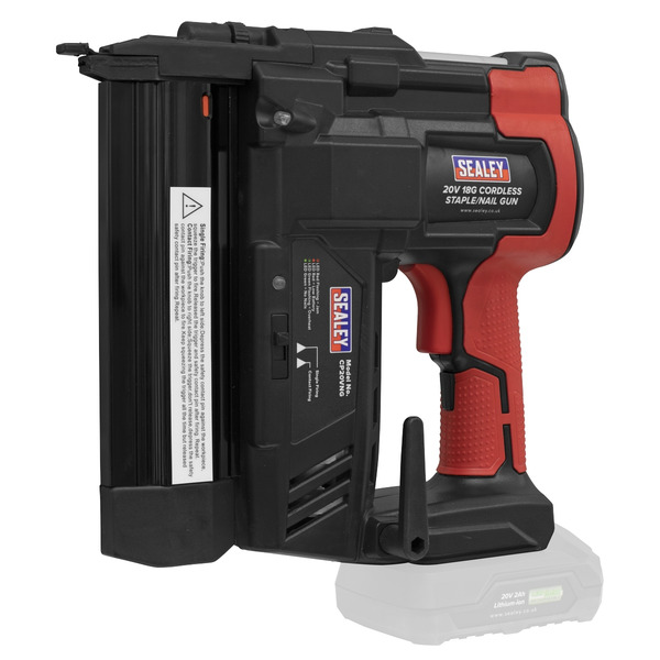 Sealey SV20 Series Cordless Nail/Staple Gun Kit 18G 20V 2Ah