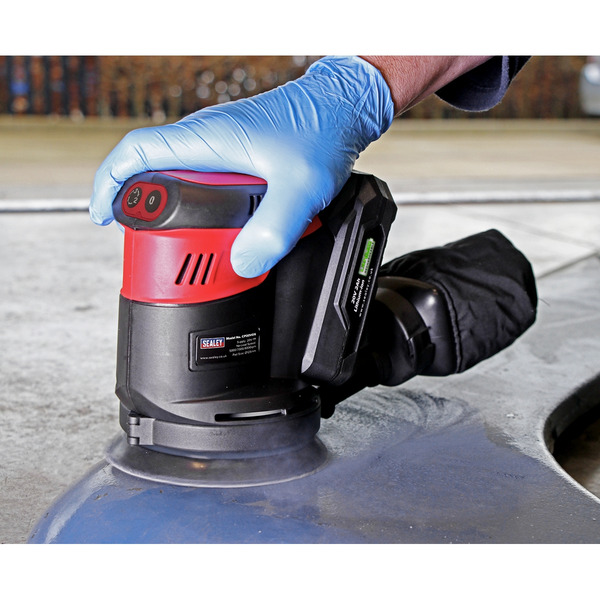 Sealey CP20VOS SV20 Series 125mm Cordless Orbital Palm Sander 20V - Body Only