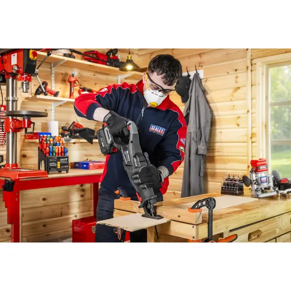 Sealey CP20VRSXKIT Premier SV20 Series Brushless Cordless Reciprocating Saw 20V 4Ah Kit - 2 Batteries