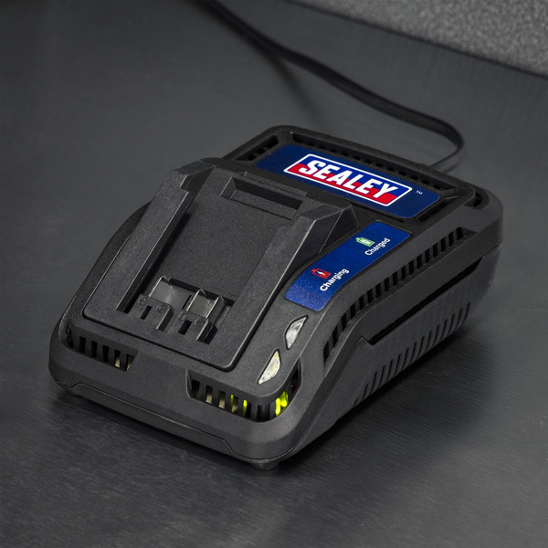 Sealey CP401LIHV 18V 3Ah 115mm Cordless Angle Grinder - Green