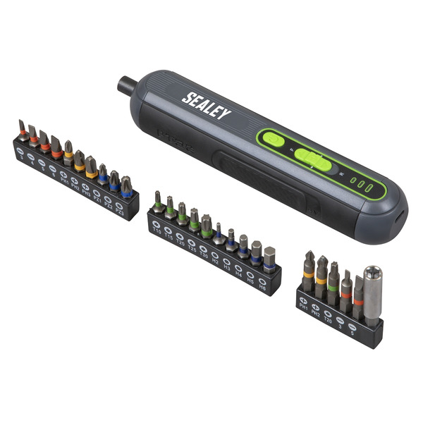 Sealey CP4VSD Cordless Screwdriver Set 4V 26pc