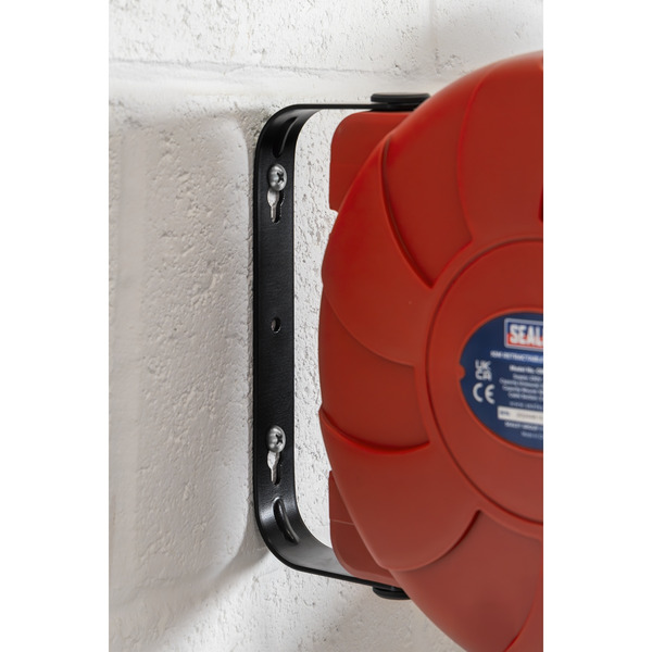 Cable Reel System Retractable 10m 2 x 230V Socket