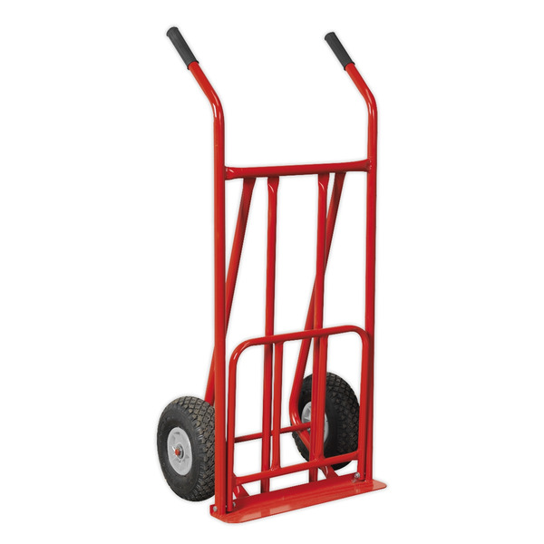 Sealey CST800 Folding Sack Truck with Pneumatic Tyres 150kg Capacity