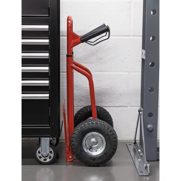 Sealey CST801 Folding Sack Truck with Pneumatic Tyres 200kg Capacity