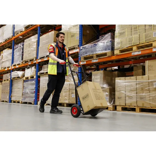 Sealey CST983HD Premier Heavy-Duty Sack Truck with PU Tyres 200kg Capacity