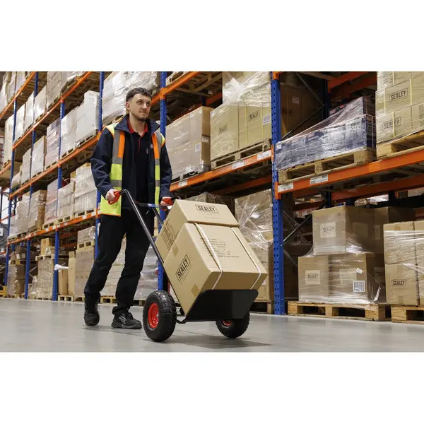 Sealey CST987HD Premier Heavy-Duty Sack Truck with PU Tyres 250kg Capacity