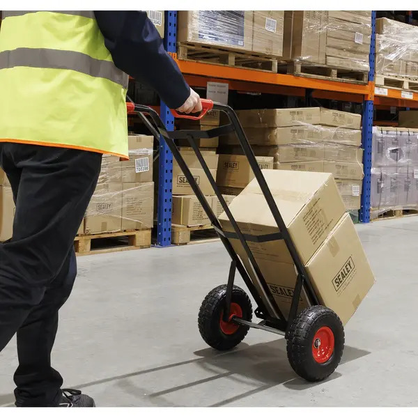 Sealey CST987HD Premier Heavy-Duty Sack Truck with PU Tyres 250kg Capacity