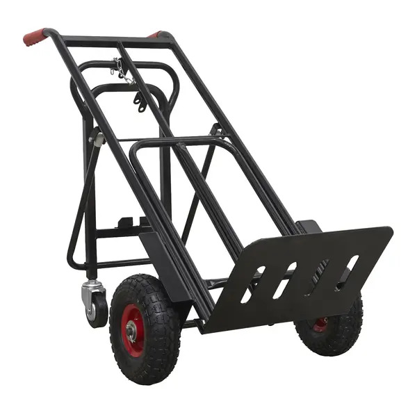 Sealey CST989HD Premier Heavy-Duty 3-in-1 Sack Truck with PU Tyres 300kg Capacity