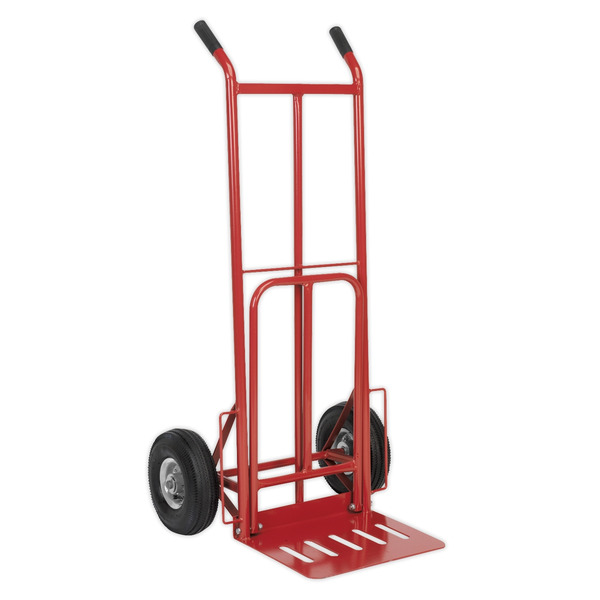 Sealey CST990 Folding Sack Truck with Pneumatic Tyres 250kg Capacity