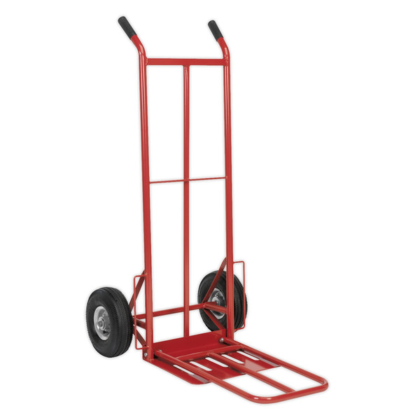 Sealey CST990 Folding Sack Truck with Pneumatic Tyres 250kg Capacity