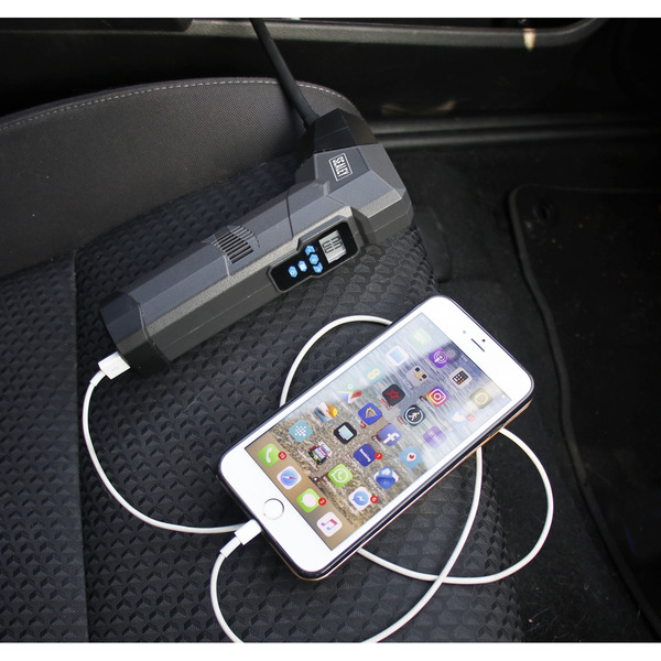 Sealey CTI120 Compact Rechargeable Tyre Inflator & Power Bank with Worklight