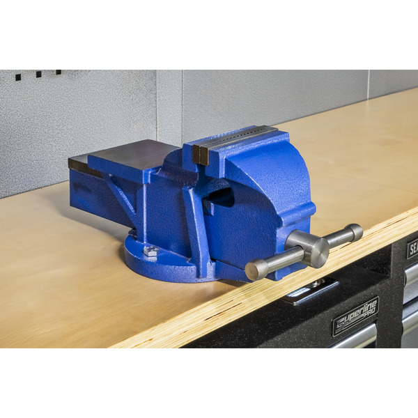 Sealey CV125XT Professional Heavy-Duty Fixed Base Vice 125mm