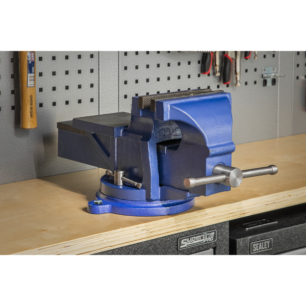Sealey Heavy-Duty Professional Vice with Swivel Base 200mm