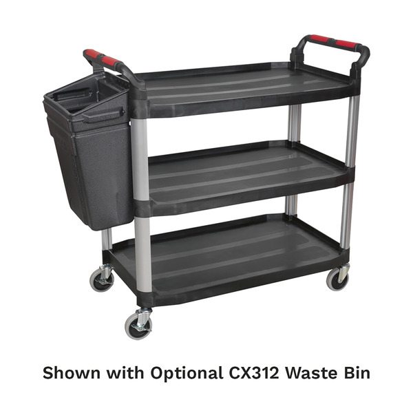 Composite Workshop Trolley 3-Level/3 Wall