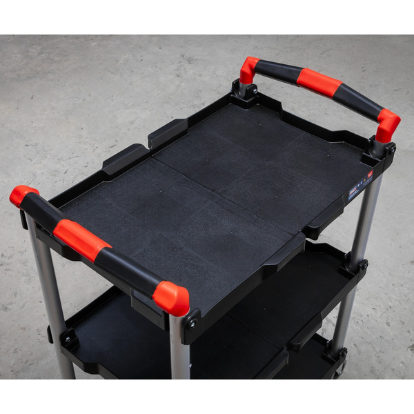 Sealey CX314 Folding Workshop Trolley 3-Level