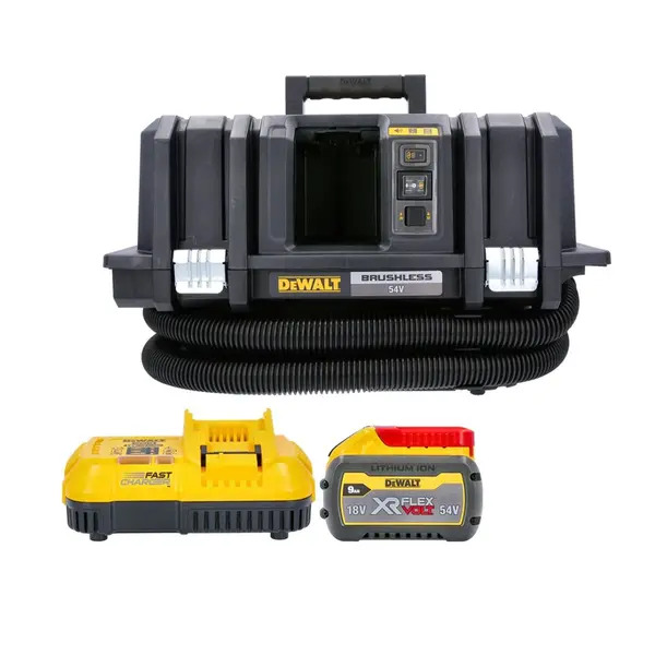 DeWalt DCV586MX1-GB 54v XR FLEXVOLT 15L M-Class Dust Extractor Inc 1x 9.0ah Batts