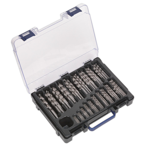 Sealey DBS170FG HSS Fully Ground Drill Bit Assortment 1-10mm 170pc