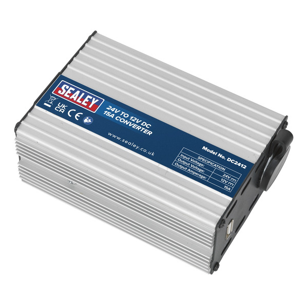 Sealey DC2412 Converter 24V to 12V DC 15A