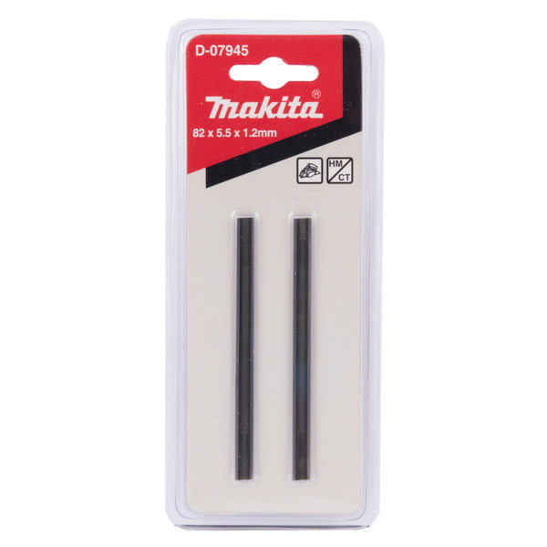 Makita D-07945 82mm TCT Reversible Mini Planer Blades