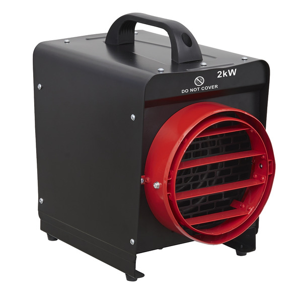 Sealey DEH2001 Industrial Fan Heater with Ducting 2kW/230V