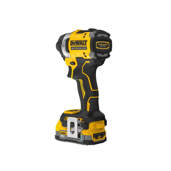 DeWALT DCF860E2T XR BL Impact Driver 18V 2 x 1.7Ah POWERSTACK