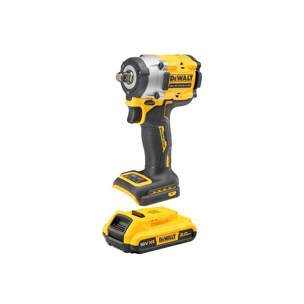 DeWALT DCF921D2T XR BL 1/2in Impact Wrench 18V 2 x 2.0Ah Li-ion