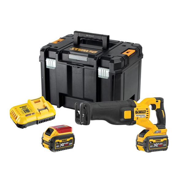 DeWALT Power Tools DCS389X2 XR FlexVolt Reciprocating Saw 54V 2 x 3.0Ah Li-ion