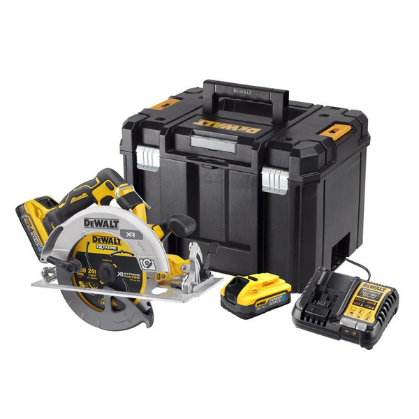 DeWalt DCS573H2T-GB 18v XR Cordless Brushless Circular Saw Inc 2x 5.0Ah Powerstack